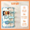 set 3 kẹp tóc natra Kiuwu đáng yêu xanh nước