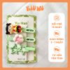 Set 3 Kẹp Tóc Natra Đáng Yêu Xanh Lá