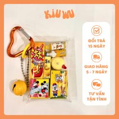 Móc Khóa Túi Xách Kiuwu Nhựa PVC Mini Vàng