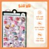Sticker Nổi 3D Kiuwu Trong Suốt Dễ Thương Đen