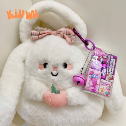 Móc Khóa Túi Xách Kiuwu Nhựa PVC Mini Tím